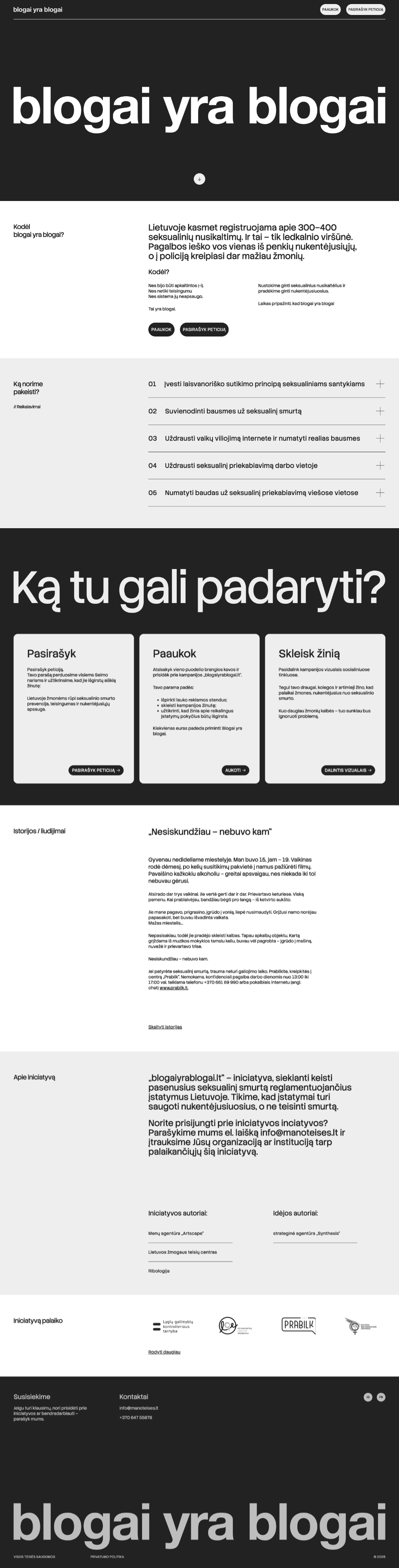 Morka Labs - Blogai yra blogai interneto svetainė